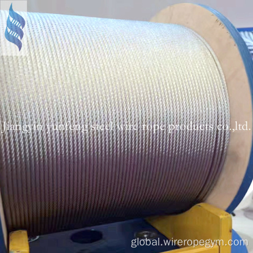 Vacuum Brazed Diamond Wire Saw Rope Diamond wire for quarry 6x7+1x19-4.8 4.9mm Factory